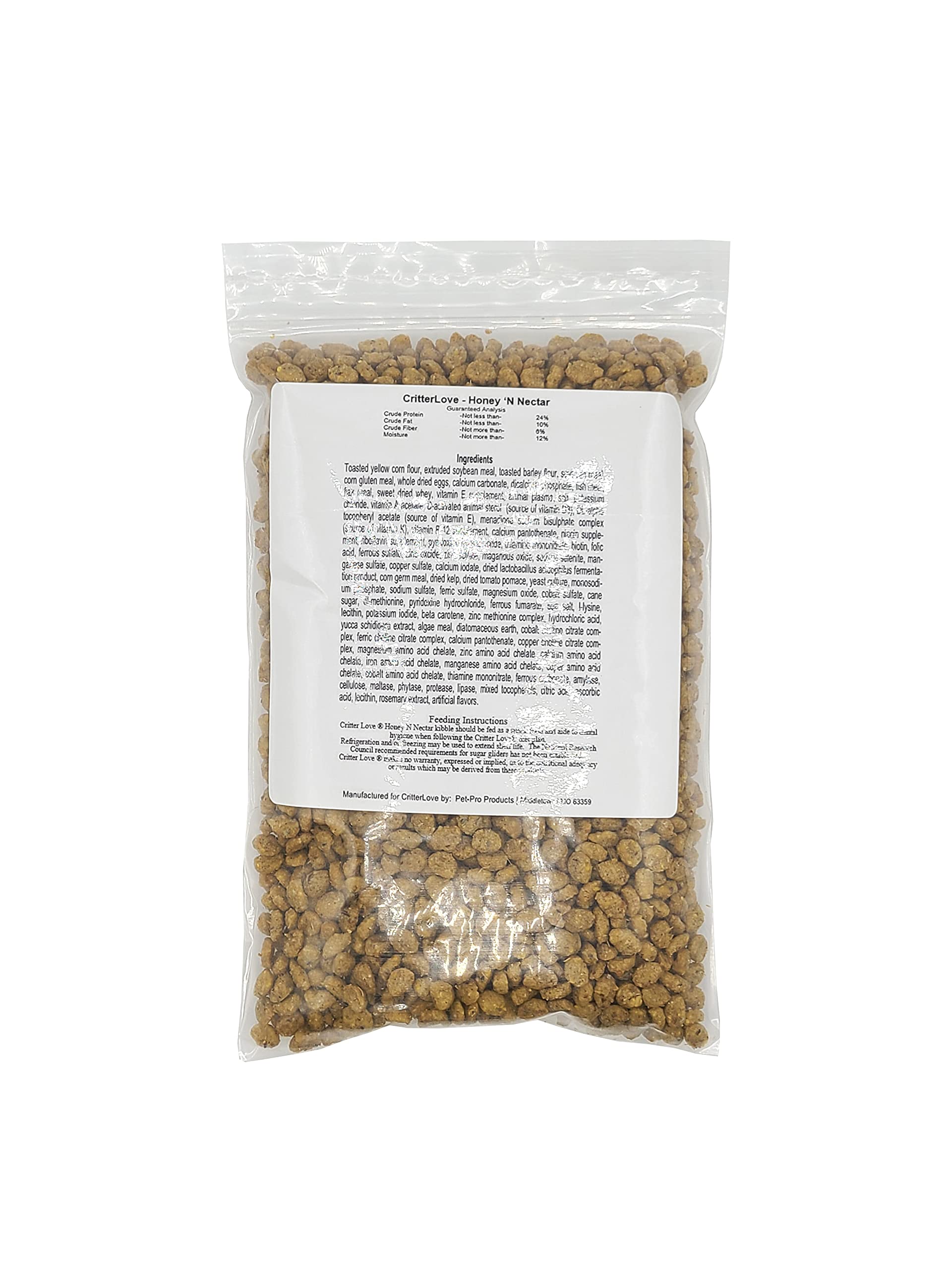 Critter Love Honey & Nectar Kibble for Sugar Gliders