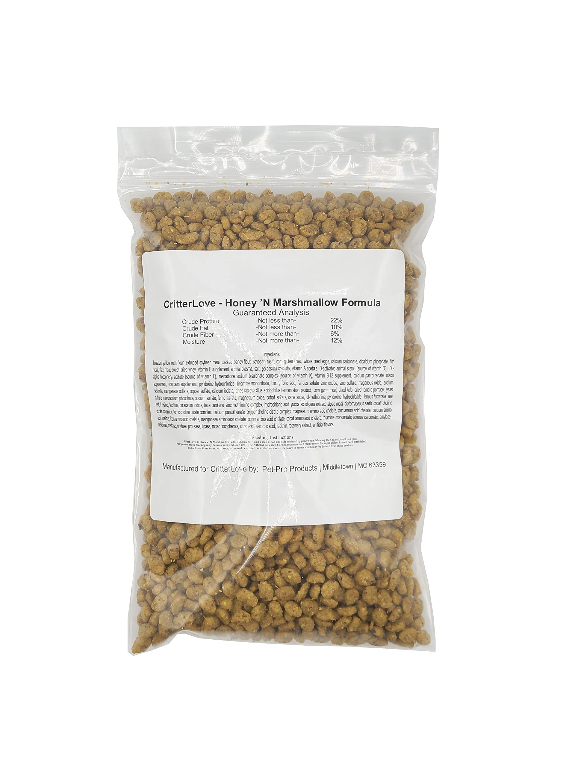Critter Love Honey & Marshmallow Kibble for Sugar Gliders