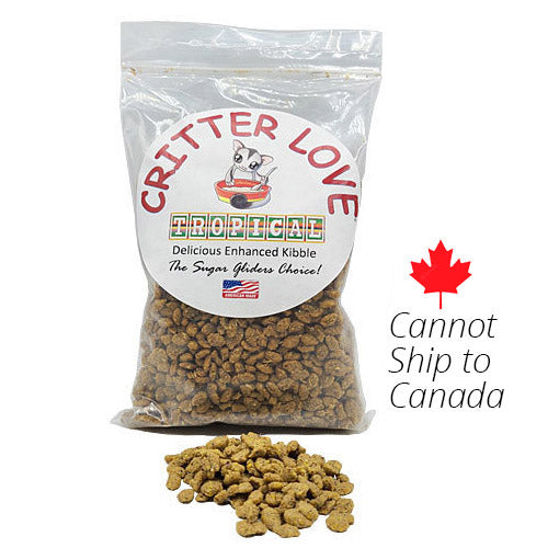 Critter Love® Tropical Kibble - Sugar Glider Food 1lb
