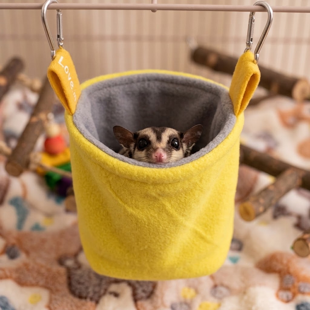 Standard Cage Pouches Fleece-Fleece