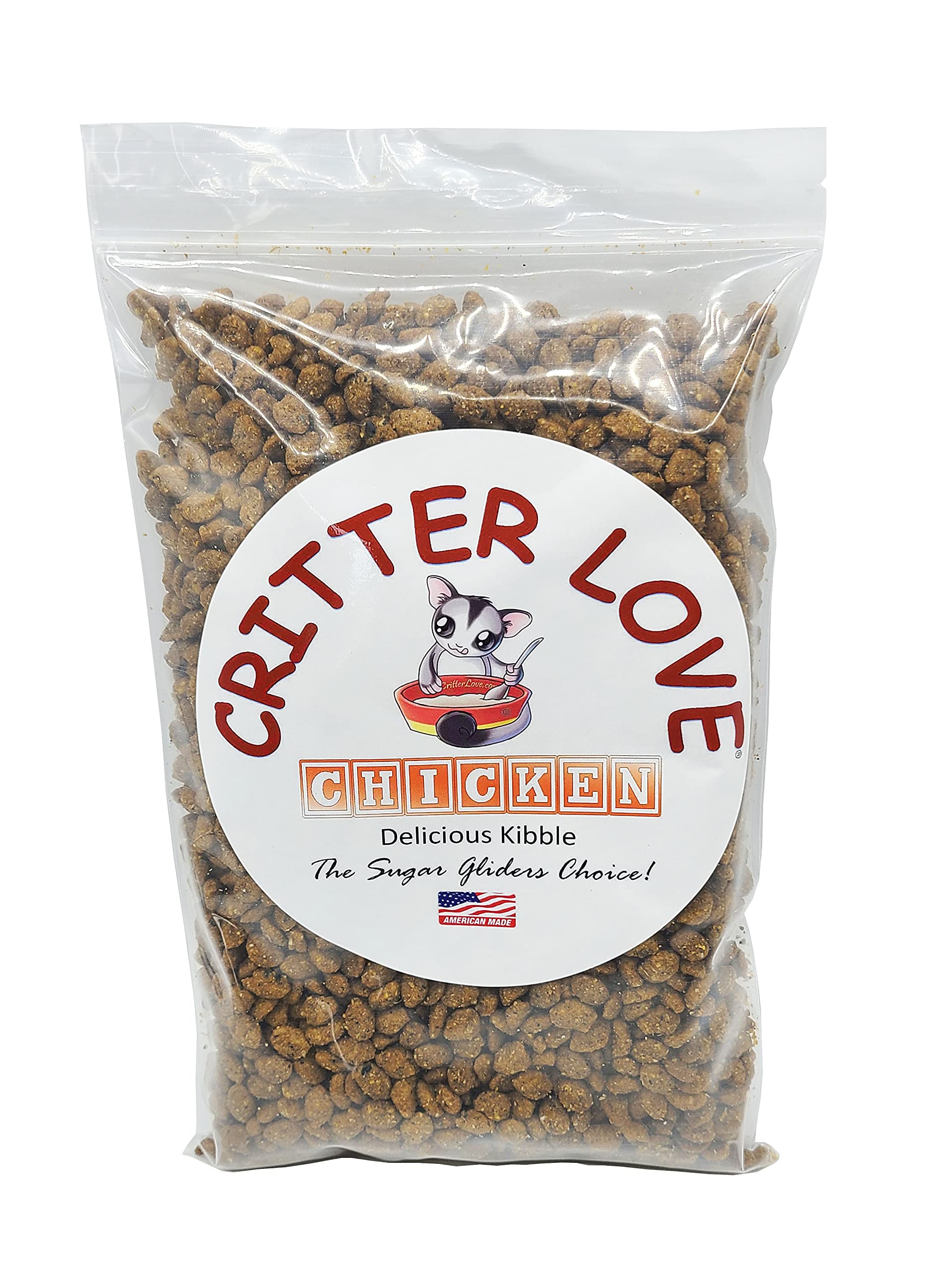 Critter Love Chicken Kibble for Sugar Gliders