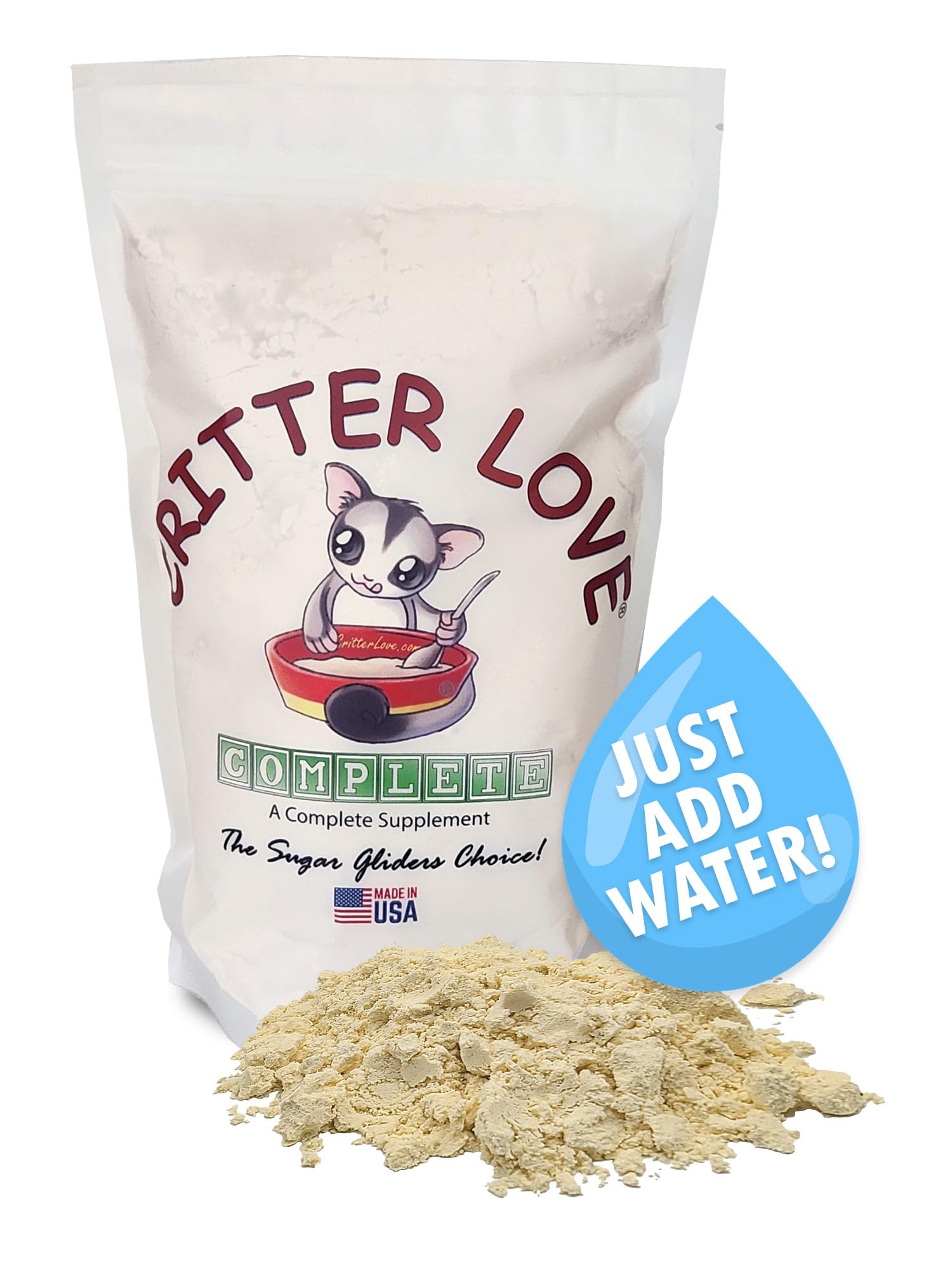 Critter Love® Complete Sugar Glider Food