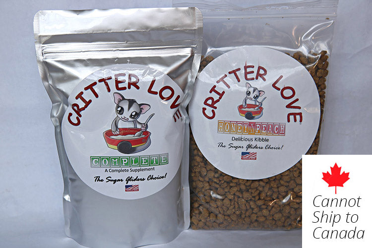 Critter Love Complete & Honey & Peach Combo - Sugar Glider Diet