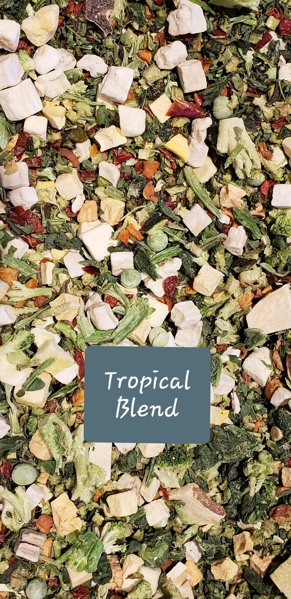 Critter Love® Tropical Blend - Freeze Dried Salad